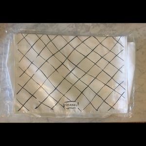 Authentic CHANEL large classic flap dustbag.